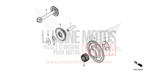 ANLASSER-ANTRIEBSZAHNRAD CBR650RAM de 2021