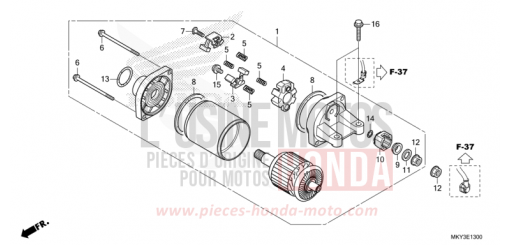 ANLASSER CBR650RAM de 2021