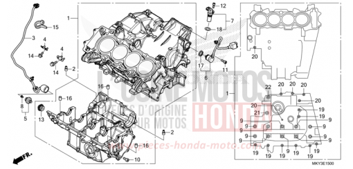 KURBELGEHAEUSE CBR650RAM de 2021
