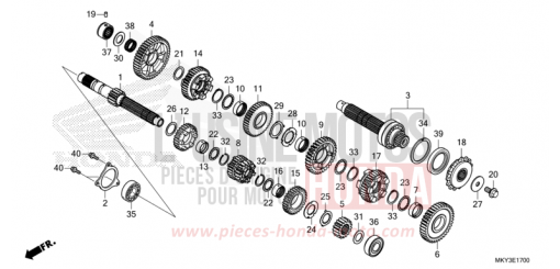 GETRIEBE CBR650RAM de 2021