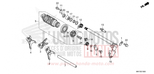 SCHALTTROMMEL CBR650RAM de 2021