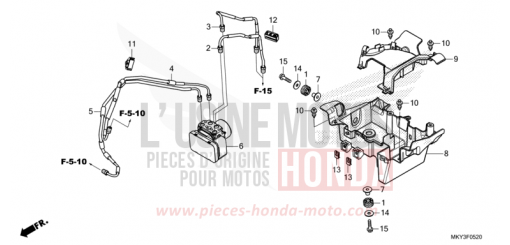 ABS-MODULATOR CBR650RAM de 2021