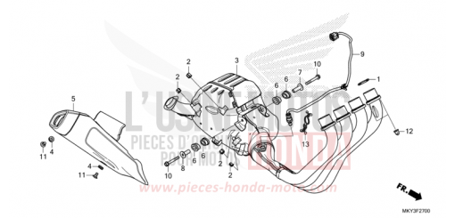 ABGAS-SCHALLDAEMPFER CBR650RAM de 2021