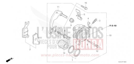 VORDERRAD-BREMSSATTEL NSC110M de 2021