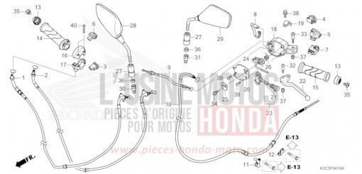 HEBELGRIFF/SCHALTER/KABEL/SPIEGEL NSC110M de 2021