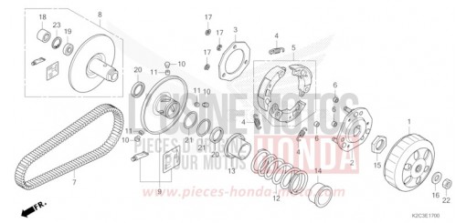 ABTRIEBSFLAECHE NSC110P de 2023