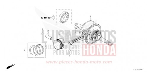 KURBELWELLE/KOLBEN NSC110P de 2023