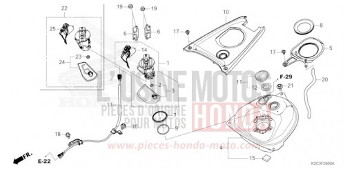 KRAFTSTOFFTANK/KRAFTSTOFFPUMPE NSC110P de 2023