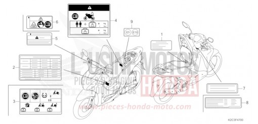 WARNETIKETT NSC110P de 2023