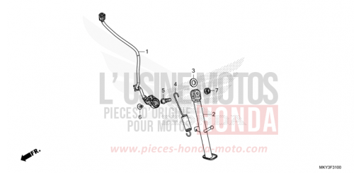 SEITENSTAENDER CBR650RAM de 2021