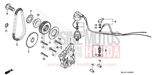 OELPUMPE CB450SJ de 1988