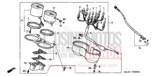 MESSGERAET CB450SJ de 1988