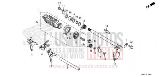SCHALTTROMMEL CBR650RAM de 2021