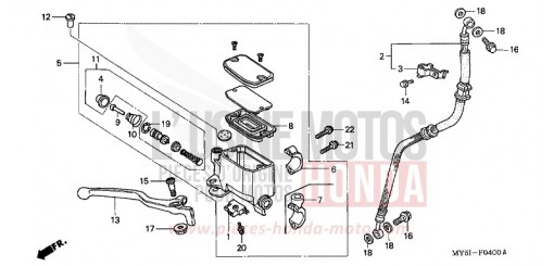 VORDERRADBREMSE CB5002 de 2002