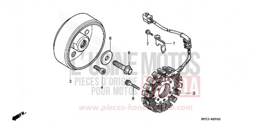 GENERATOR CB500R de 1994