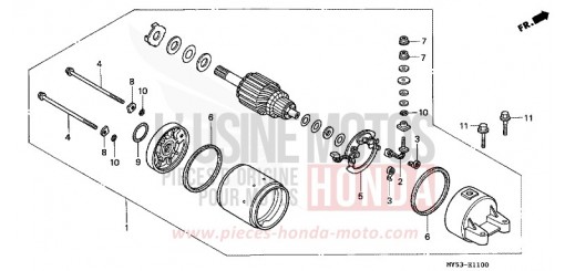 ANLASSER CB500R de 1994