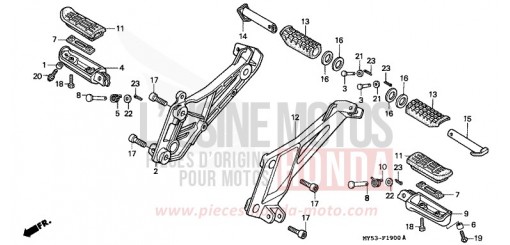 STUFE CB500R de 1994