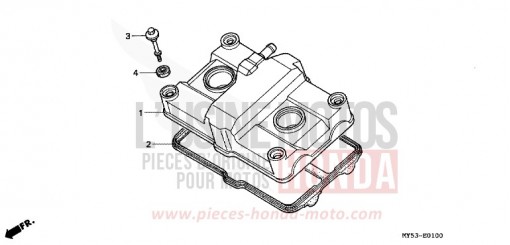 ZYLINDERKOPFDECKEL CB500R de 1994