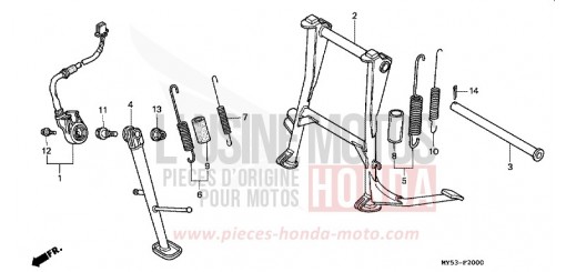 STAENDER CB500R de 1994