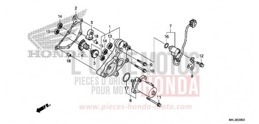 DEMULTIPLICATEUR NC750XDK de 2019