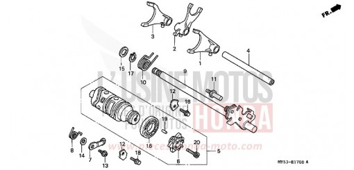 SCHALTTROMMEL CB500R de 1994