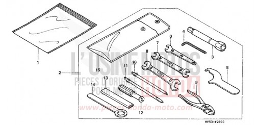 WERKZEUGE CB500R de 1994