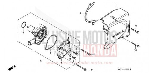 WASSERPUMPE CB500R de 1994