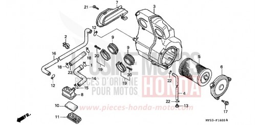 LUFTFILTER CB500R de 1994