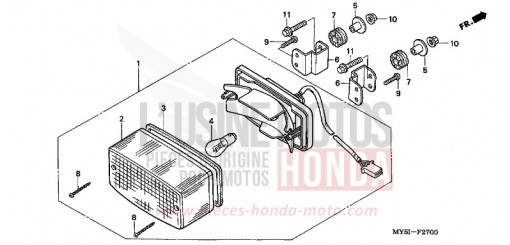 HECKLEUCHTE CB500S2 de 2002