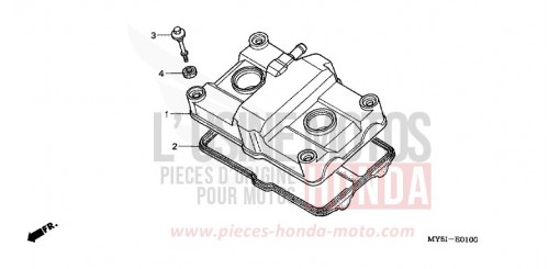 ZYLINDERKOPFDECKEL CB500S2 de 2002