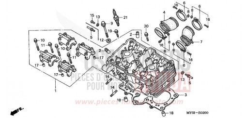ZYLINDERKOPF CB500S2 de 2002