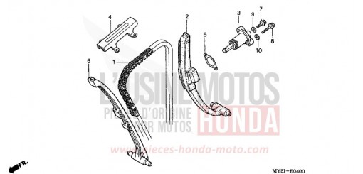 NOCKENWELLENKETTE/SPANNVORRICHTUNG CB500S2 de 2002