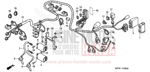 KABELBAUM CB500S2 de 2002