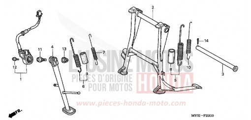 STAENDER CB500S2 de 2002