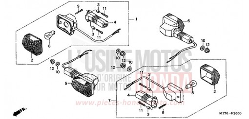 BLINKER CB500S2 de 2002