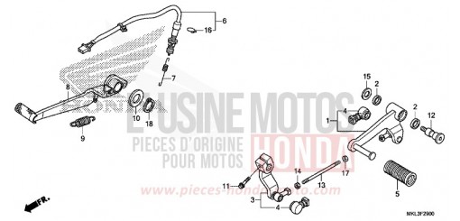 PEDALE NC750XDK de 2019