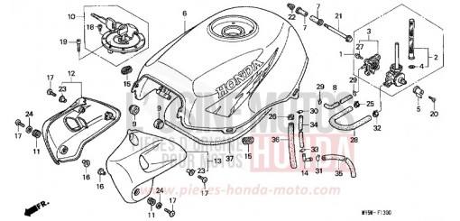 KRAFTSTOFFTANK CB500SX de 1999