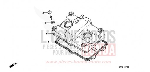 ZYLINDERKOPFDECKEL CB500SY de 2000