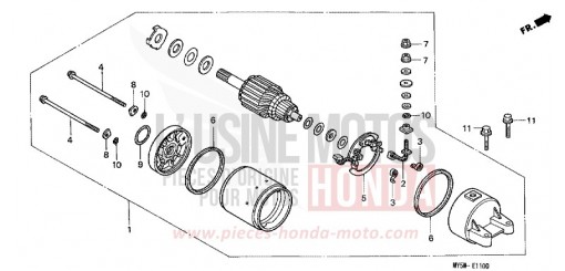 ANLASSER CB500T de 1996