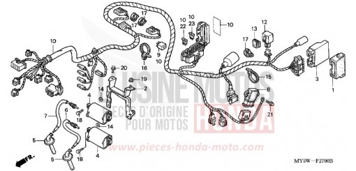 KABELBAUM CB500V de 1997