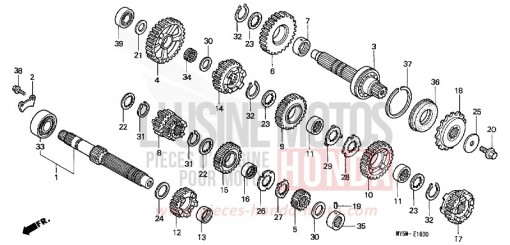 GETRIEBE CB500X de 1999