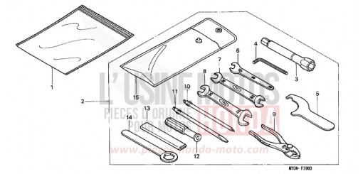 WERKZEUGE CB500Y de 2000