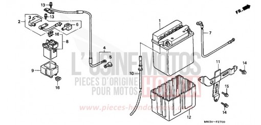 BATTERIE CB750F21 de 2001
