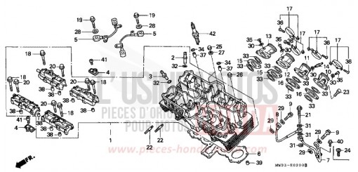 ZYLINDERKOPF CB750F2N de 1992