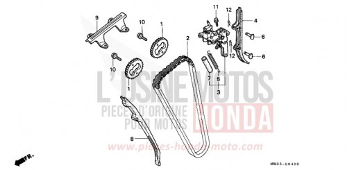NOCKENWELLENKETTE CB750F2R de 1994