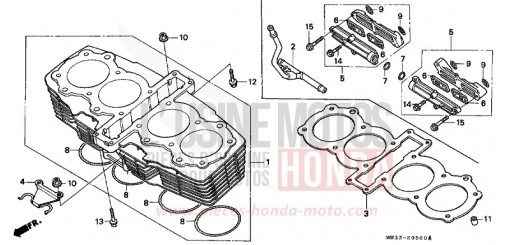 ZYLINDER CB750F2T de 1996