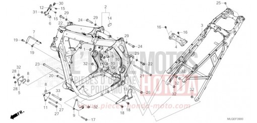 RAHMENKOERPER CRF1100D2P de 2023