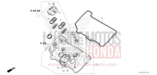 ZYLINDERKOPFDECKEL CRF1100D2P de 2023