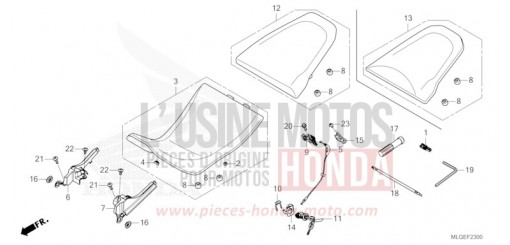 SITZ CRF1100D2P de 2023