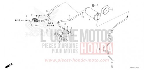 AKTIVKOHLEBEHAELTER CRF1100D2P de 2023